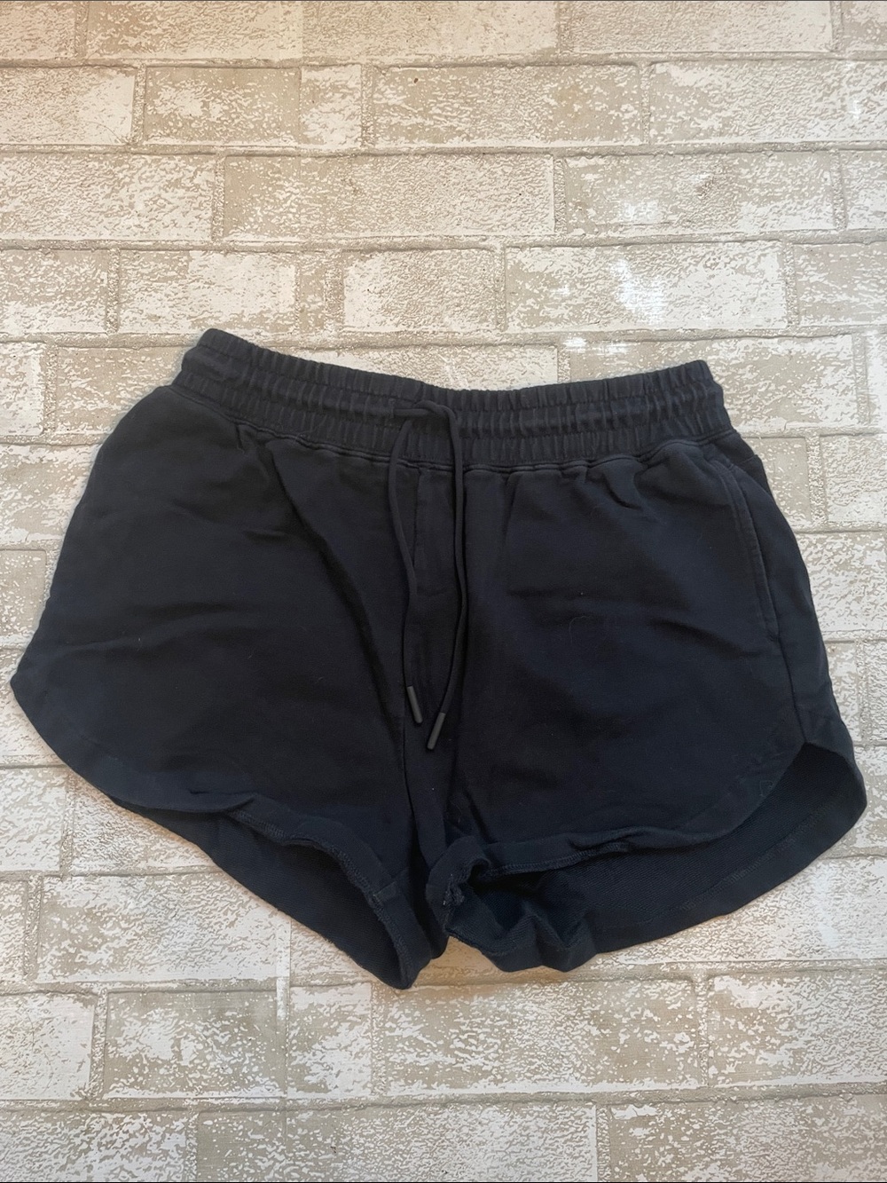 Gymshark black cotton shorts small